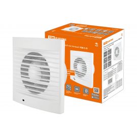 Бытовой настенный вентилятор TDM 100 С-П, подшипник качения, белый, SQ1807-2004 