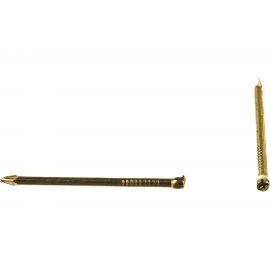Финишный латунированный гвоздь 1.4х25, 50шт - пакет Tech-Krep 104055 