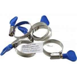 Хомут бабочка РОССНА 20х35 мм 1 2/5"" нержавеющая сталь, винт, 5 шт. Р860691 DIY 