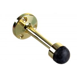 Дверной настенный ограничитель РЕНЦ латунь античная INDS 77 PB 