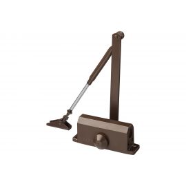 Дверной доводчик ЗУБР ПРОФЕССИОНАЛ для дверей массой до 80 кг, цвет коричневый 37912-80 