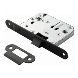 Бесшумная сантехническая защелка BUSSARE PLAST50 70 BLACK 940000001855 