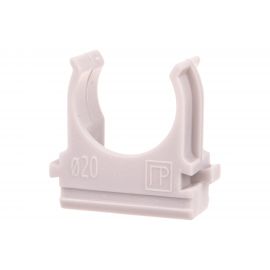 Крепеж-клипса для труб Промрукав Полистирол д20 10 шт. PR.02720м 