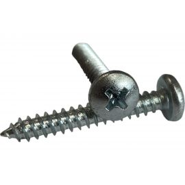 Саморез ZAMETAL 3,5х19 с полукруг. гол., крест. шлиц, DIN 7981, оц., 1000 шт ZA521545 