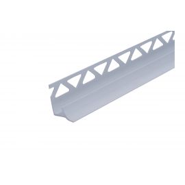 Уголок для кафельной плитки СХТ внутренний 9 мм 2,5 м белый ПрКп002 