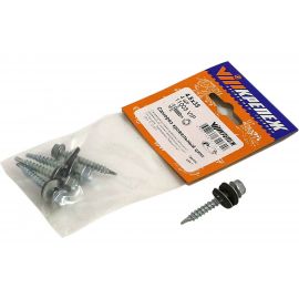 Кровельный саморез VIPкрепеж цинк 4,8/35 4шт 11003 VIP 