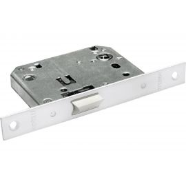 Бесшумная сантехническая защелка MORELLI 2070P W, цвет - белый 9012832 