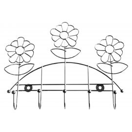 Планка с 5 крючками МУЛЬТИДОМ Ромашка 24 см AN52-74 