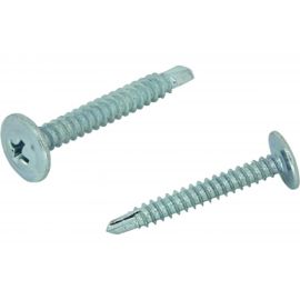 Саморез для металла с прессшайбой ЦКИ 4.2х38, сверлоконечный, Ц, уп. 1000 шт. 62087 