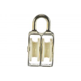 Двойной оцинкованный блок для троса, нейлоновый шкив 40мм 1шт - ярлык Tech-Krep 112732 