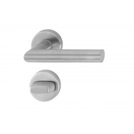 Объектный гарнитур НОРРЕ Е1400Z/42KV/42KVS RW Amsterdam WC F69 нержавеющая сталь матовая, Schnellstift, А=37-42мм, шток 8мм, 65747 