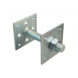 Регулировочный лифт Tech-Krep 100х100х6,0 мм со шпилькой М24 Н=150 мм - накл. 124427 