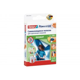 Самоклеющиеся полоски для крепления плакатов TESA Powerstrips 58003-00129-01 