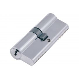 Цилиндр замка DORF ключ/ключ, компьютерный, 5 ключей, никель, 30х30 мм 00-00005740 