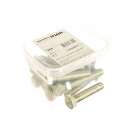 Болт с ш\г Качественный КРЕПЕЖ полная резьба DIN 933 558 12x60 17 шт 0500845 КЧ 