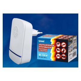Ультразвуковой отпугиватель насекомых и грызунов Uniel 220В UDR-E12 IVORY UL-00004563 