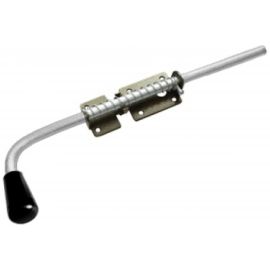 Засов Домарт с пружиной, 400 мм, бронза антик 170325 