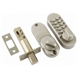 Кодовый замок НОРА-М 600 мат.хром 8690 