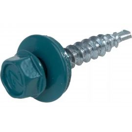 Кровельный саморез Bohrer 4,8x29, RAL 5021 морская волна, 250 шт. SKRAL5021-4,8х29-25 