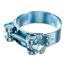 Силовой хомут Nord-Yada Д: 65-70 мм, Ш: 22 мм, Т: 1,2 мм, болт: М6х55, оцинкованная сталь 905998 