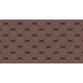 Гибкая черепица DOCKE PIE STANDARD СОТА красный ZRSM-1114 