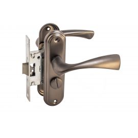 Защелка БУЛАТ ЗЩ1-Д03.03 (Л) НОМОС (графит; левая; с фиксацией) 13961 