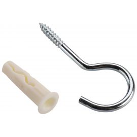 Дюбель ЕВРОПАРТНЕР MULTI 6 + крюк-шуруп d4,2 х L50 ZN 12 шт. RB2 0146 