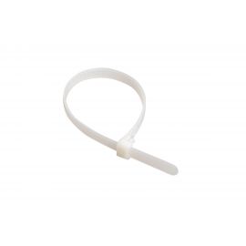 Хомут IEK 4.8x500, белый, нейлон, упаковка 100шт, ИЭК UHH31-D048-500-100 