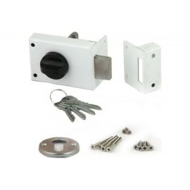 Накладной замок ЗЕНИТ Омега-ЗН-1 белый 22607 