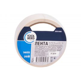 Клеящая лента TOOLBERG 2001068 на креп.бумаге 38 мм х 20 м Лк-00001974 