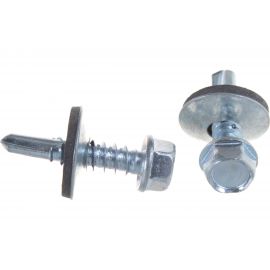 Кровельный саморез VIPкрепеж цинк 5,5/25 4шт 11022 VIP 