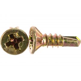 Оконный саморез с буром ЕВРОПАРТНЕР желтый цинк 3,9х13 150шт. 14 3913 7 