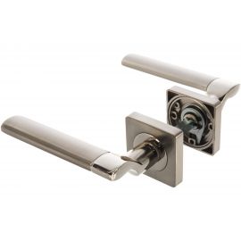 Дверная ручка (никель матовый/никель блестящий) PUERTO AL 522-02 SN/NP 