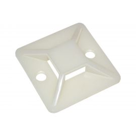 Самоклеящаяся площадка для крепления стяжек Nord-Yada 20х20 мм, уп. 10 шт. 908799 