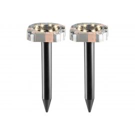 Набор отпугивателей кротов с садовым фонариком REXANT R20 2 шт. Камень 71-0087 