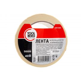 Клеящая лента TOOLBERG 2001050 на креп.бумаге 50 мм х 40 м Лк-00002691 