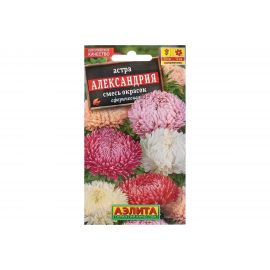 Семена Аэлита Астра Александрия, смесь окрасок, однолетний, 0.2 г 4601729033506 