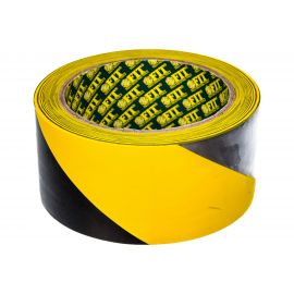 Лента разметочная FIT IT черно-желтая ,50мм*25м 11859 