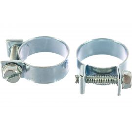 Металлические хомуты СИБРТЕХ, MINI 18-20мм, ширина 9мм, винтовой, W1, 2шт 47507 