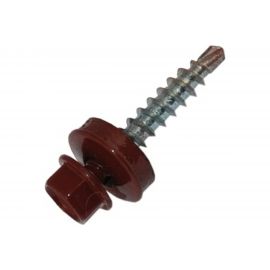 Кровельный саморез Метизный двор 4,8x29 RAL 3011 коричнево-красный 8 шт. 4690441028884 