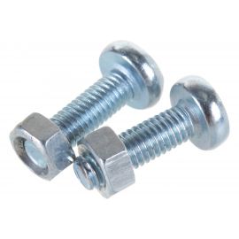 Пакет винт п/ц с гайкой и шайбой Метизный двор цинк м5х16мм 20 шт. 4607173901927 