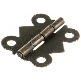 Карточная петля Левша фигурная, 15x20 мм, 2 шт., бронза У8-3919.СБ 