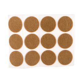 Подкладка ЕВРОПАРТНЕР фетр, корич. 35мм 12шт. 6 9187 2 