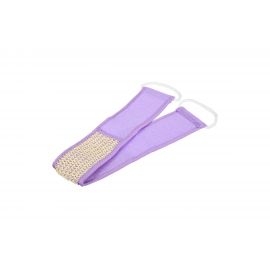 Мочалка из сизаля Банные Штучки лента с сегментами хлопка, 8x70 см, 8x80 см 40098 