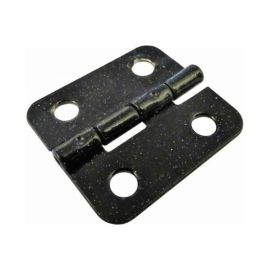 Карточная петля Левша 22x24 мм, 2 шт., черная У8-3809.Ч 