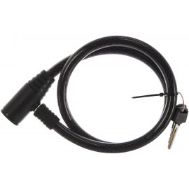 Навесной велосипедный замок SANTOOL длина троса - 800 мм, d - 12 мм 080215-800 