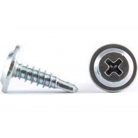 Саморез для металла с прессшайбой ЦКИ 4.2х16, сверлоконечный, Ц, ПРОФИ 48754 