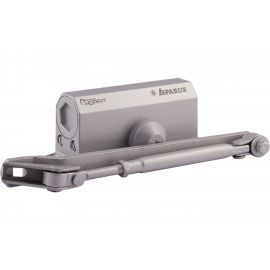 Дверной доводчик с фиксацией НОРА-М Isparus 410F (морозостойкий; от 15 до 60 кг; серый) 18400 