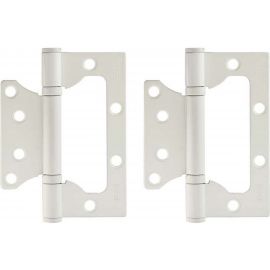 Петля накладная универсальная НОРА-М STD 800-4"" FHP-STD без колп. (белый, 100x75x2,5 мм) 18474 