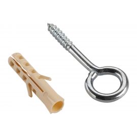 Петля-шуруп ЕВРОПАРТНЕР Zn L16 х d3,9 x O8 мм 2шт. 13 0645 1 